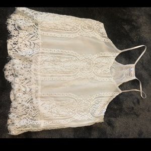 Lace tank top